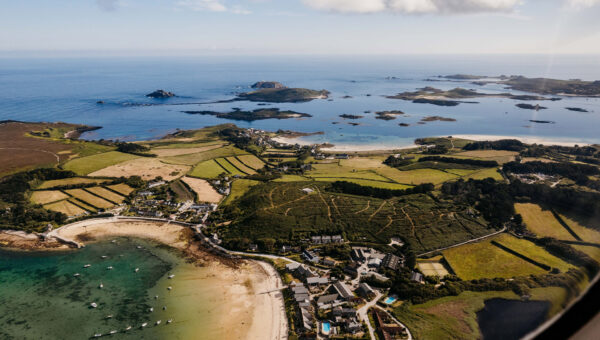 Skybus - Twin otter view of the Isles of Scilly